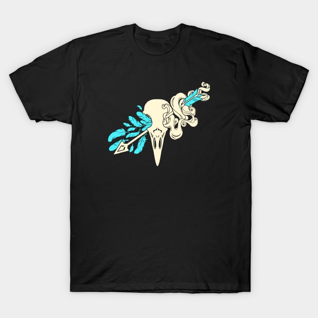 smoke and feathers 3 T-Shirt by Alienfirst